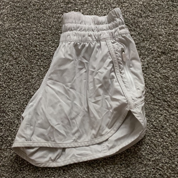 White Lululemon shorts, worn multiple times but in great condition - Picture 2 of 3